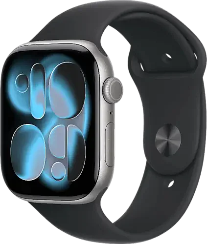 ���� ��� Apple Watch Series 11 MEQW4ZR/A GPS 42mm Space Grey Aluminium Case Black Sport Band