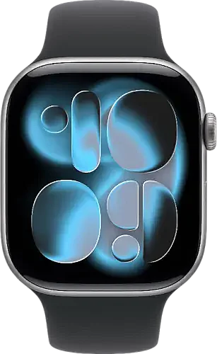 ���� ��� Apple Watch Series 11 MEQW4ZR/A GPS 42mm Space Grey Aluminium Case Black Sport Band