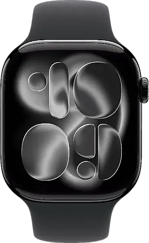 ���� ��� Apple Watch Series 11 MEQT4ZR/A GPS 42mm Jet Black Aluminium Case Black Sport Band