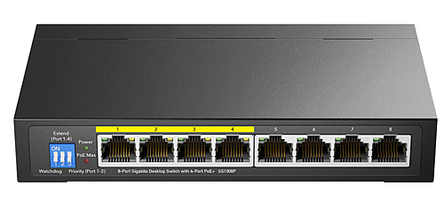 ��� Cudy 8-Port GS1008P 60W 4 PORT POE
