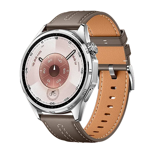 ���� ��� Huawei Watch GT 6 46mm Grey Leather Strap