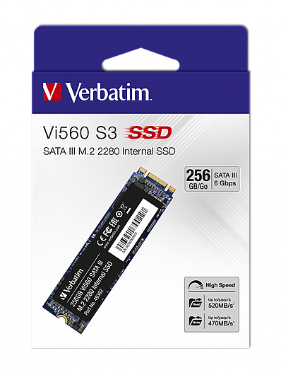 ���� Verbatim SSD Vi560 S3 M.2 Sata 256GB ������