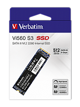 ���� Verbatim SSD Vi560 S3 M.2 Sata 512GB ������
