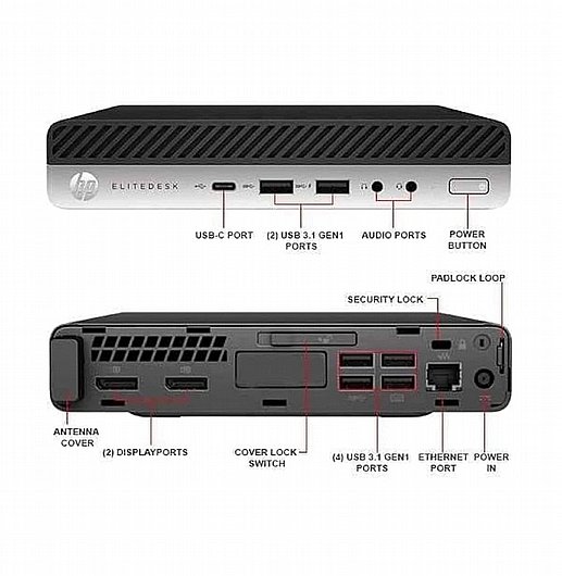 ���� ����� ����  HP 800 G4 I5-8500T 16GB 256SSD WINDOWS 11 PRO