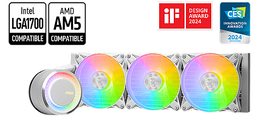 ����� ����� ��� ����� MSI MAG CORELIQUID E360 WHITE