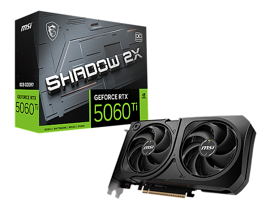 ����� ��� MSI GeForce RTX 5060 Ti 8G SHADOW 2X OC PLUS