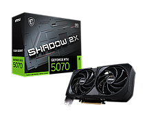 כרטיס מסך MSI RTX 5070 12G SHADOW 2X OC כרטיס מסך MSI RTX 5070 12G SHADOW 2X OC