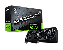 כרטיס מסך MSI GeForce RTX 5070 12G SHADOW 3X OC 12GB 3XFAN OC כרטיס מסך MSI GeForce RTX 5070 12G SHADOW 3X OC 12GB 3XFAN OC