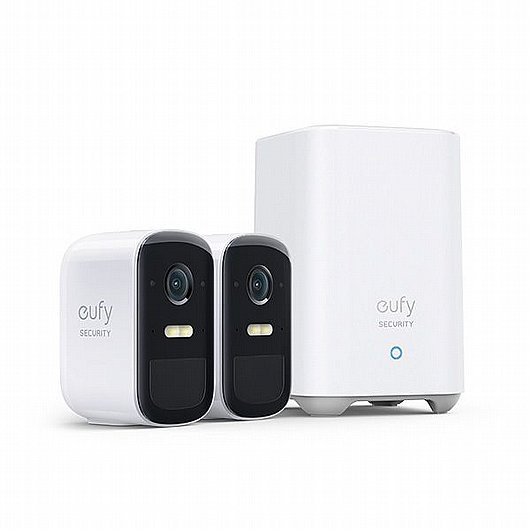 ���� 2 ������ ����� 2K + ���� eufy Security eufyCam 2C Pro Kit