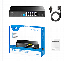 רכזת רשת / ממתג Cudy GS1010PS2 רכזת רשת / ממתג Cudy GS1010PS2