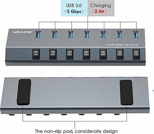 ���� 7 ������ Wavlink WL-UH3076 USB
