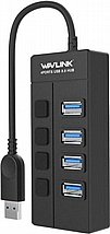 מפצל 4 חיבורי Wavlink WL-UH3049 USB מפצל 4 חיבורי Wavlink WL-UH3049 USB