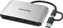 מפצל 4 חיבורי Wavlink WL-UH30414 USB מפצל 4 חיבורי Wavlink WL-UH30414 USB
