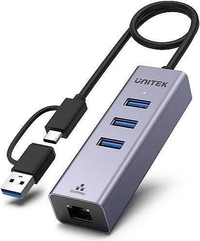 ���� ��� UNITEK USB-C to Gigabit Ethernet Adapter Y-3465A