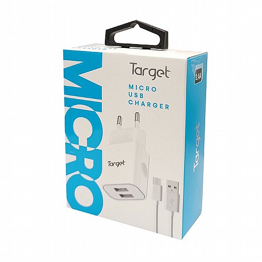 ���� ��� +��� MICRO USB ����� 1.5 ��� Target 2 USB Ports 5V 2.4A