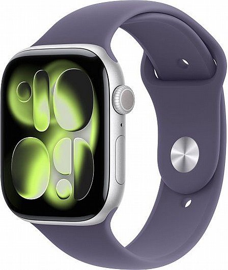 ���� ��� Apple Watch Series 11 2025 46mm Aluminum Case Rubber Sport Band GPS ���