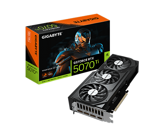 ����� ��� GIGABYTE GeForce RTX 5070 Ti WINDFORCE OC 16GB GV-N507TWF3OCV2-16GD