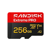 כרטיס זיכרון SanDisk Extreme Pro 256GB Micro SD SDSQXCJ-256G-GS6MA סנדיסק כרטיס זיכרון SanDisk Extreme Pro 256GB Micro SD SDSQXCJ-256G-GS6MA סנדיסק