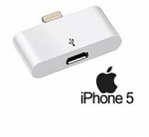 מתאם 8 פין זכר למיקרו USB לאייפון 5 מתאם 8 פין זכר למיקרו USB לאייפון 5