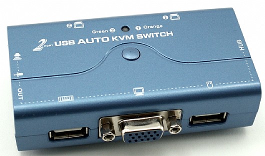 GOLD TOUCH 2 PORT USB KVM