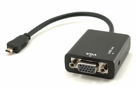 ���� MICRO HDMI to VGA Adapter With Audio