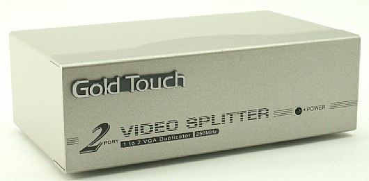 Gold Touch  2 Ports Video Splitter