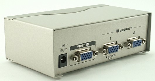 Gold Touch  2 Ports Video Splitter