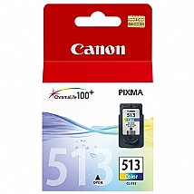 ראש דיו צבעוני מקורי CANON CL-513 ראש דיו צבעוני מקורי CANON CL-513