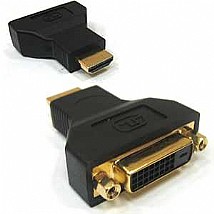 מתאם dvi נקבה ל- hdmi זכר מתאם dvi נקבה ל- hdmi זכר