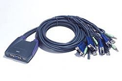 ATEN CS64U 4-Port USB2 VGA KVM Switch 
