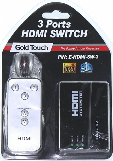 ���� HDMI �-3 ������� �� ��� Gold Touch 